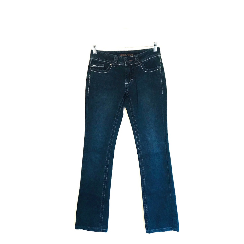 Worn jeans dark wash women’s size 2/26